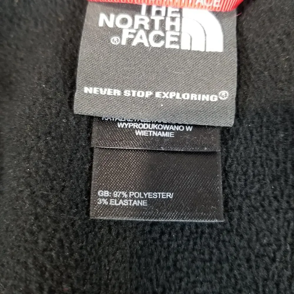 The North Face Apex Hybrid Fleece Mens Large Black Full Zip Jacket A7RE